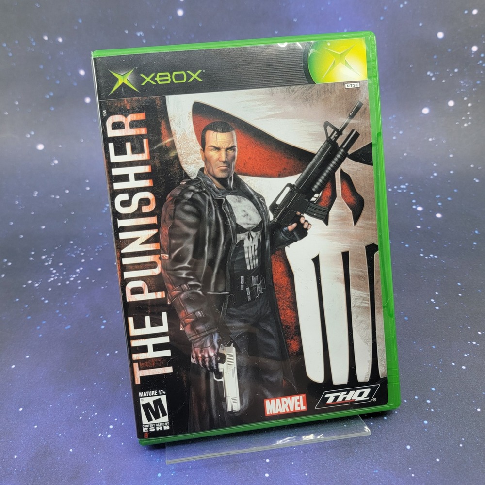 The Punisher Marvel Original Xbox Game 2005 THQ NTSC Complete with Manual